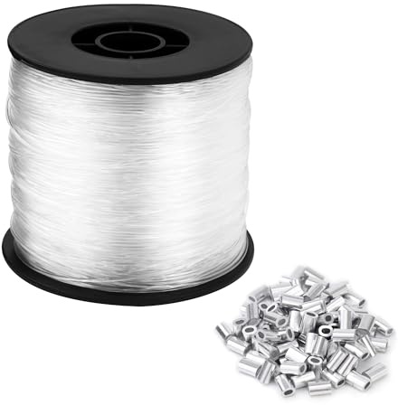 Angelschnur 0,8mm x 200m transparent Nylon Schnur