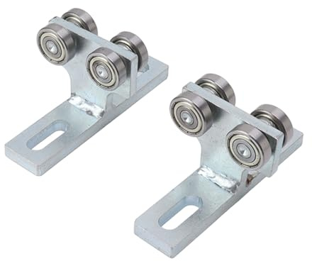 2 Stück 4-Rad-Laufkatzen-Baugruppe, 2 Stück Verkaufen Lasttragende T-Typ-Hängeräder, Elektrische Hebevorrichtung, Installationsbalken-Laufkatzen, Montagerolle,