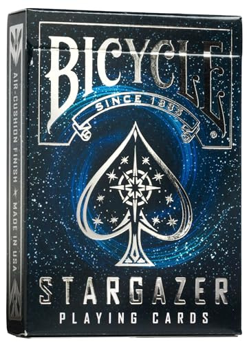 Bicycle 023181 Stargazer Kartenspiel, 18 Jahre to 99 Jahre, Blau, Small