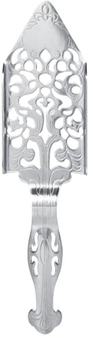 WPKD BLUEIY Absinthlöffel,Edelstahl Absinth Löffel,Cocktailbar Glasbecher Trinkfilter Wermutlöffel,für Cocktails,Bar,Küche,Party-Werkzeug(9,5x7,5cm)