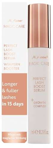 M. Asam MAGIC CARE Perfect Lash Boost Serum (7 ml) – Wimpernserum volle Wimpern & ausdrucksstarke Augenbrauen, stimuliert die Follikel der Wimpern & verbessert ihren Halt, vegan
