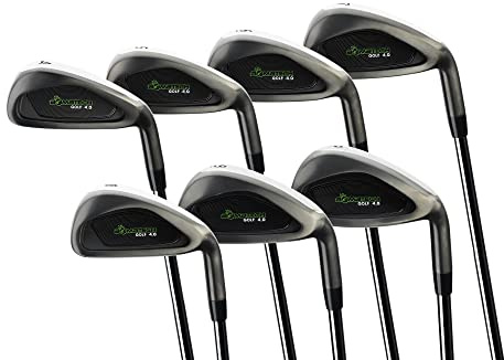 BombTech Golf - Premium Golf 4.0 Eisen Set - Rechtshänder Eisen enthalten 4, 5, 6, 7, 8, 9, PW - leicht zu schlagende Golf-Eisen