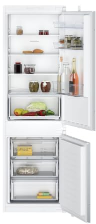 NEFF N 30 Einbau-Kühl-Gefrierkombination 177.2 x 54.1 cm KI7861SE0 | Made in Germany, 260 L Gesamtvolumen, nie wieder abtauen dank No Frost, Fresh Safe Fach, Höhenverstellbare Böden, LED-Licht
