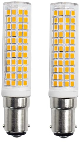 B15d LED Lampe 7W Ersetzt 70W 75W 100W für Osram Halolux Ceram Warmweiß 3000K 890lm Nicht Dimmbar, Kein Flackern Doppelkontakt B15D Maiskolben Leuchtmitteln 2er Pack