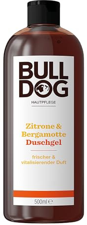 BULLDOG - Körperpflege für Männer | Zitrone & Bergamotte Duschgel | frisches & revitalisierendes Duschgel | 500ml