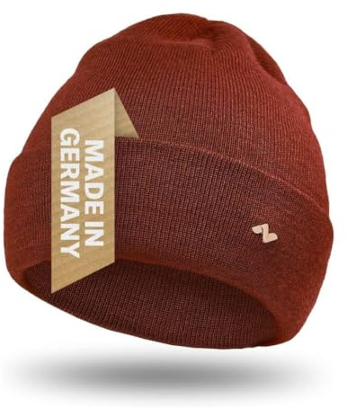 NYTTED® Merino Mütze Herren & Damen | 100% feinste Merinowolle | schön warm, weich & Strechy | Wollmütze Herren & Damen | Wintermütze Herren & Damen | Strickmütze für Herren & Damen | Merino Herren