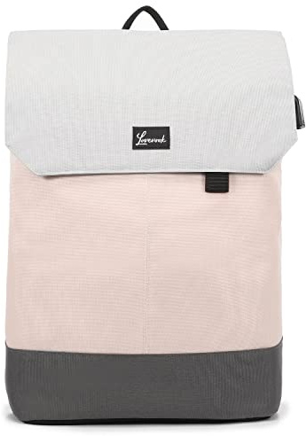 LOVEVOOK Rucksack Damen Elegant Daypack Wasserdichter Tagesrucksack mit Laptopfach 15,6 Zoll & Anti Diebstahl Tasche für Ausflüge, Uni, Schule u. Büro Rosa