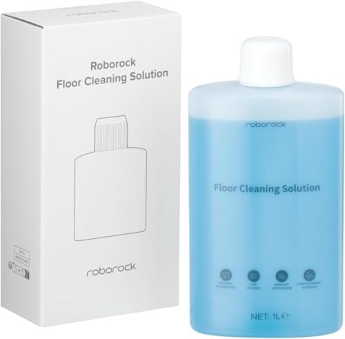 roborock 1L Original Reinigungsmittel für roborock S/Saros/Qrevo/Q-Serie Saugroboter und Flexi/F-Serie Nass- & Trockensauger, Bodenreiniger Mittel, Keine Schaumbildung und Schlieren, Konzentrat