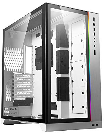 Lian Li O11Dynamic XL (ROG Certified) Midi-Tower - Midi-Tower PC-Gehaeuse, Gaming-Gehaeuse, O11DXL-W, Weiß, Schwarz