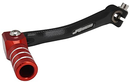 JFG RACING Motorrad Schalthebel,Klappschalthebel aus CNC Aluminium für 50cc-125cc Dirt Pit Bike XR50 CRF50 XR70 CRF70 XR110 CRF110-Rot