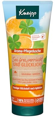 Kneipp Aroma-Pflegedusche Sei Frei, verrückt und glücklich – Sonniger Glücksduft nach Apfelsine - Mit pflanzlichen Wirkstoffen - vegan - 200ml