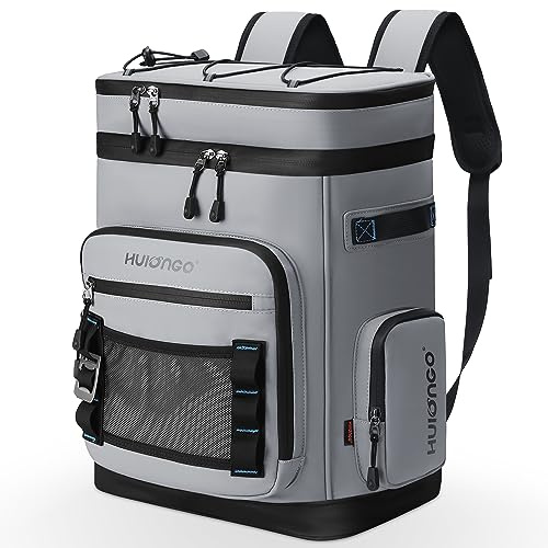 Hulongo Großer Faltbar Wasserdichter Isolierter Kühlrucksack, | Auslaufsicher