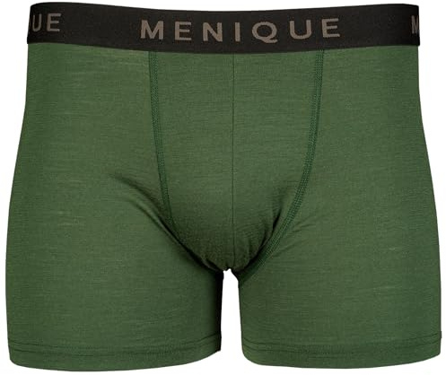 menique Merinowolle Unterwäsche Herren Boxershorts Unterhose Unterhose für Männer Boxershorts Weiche Atmungsaktive Geruchsfreie Unterwäsche für Männer