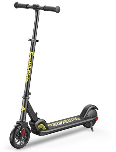 FanttikRide C9 Elektroroller für Kinder 8-12 Jahren, 2 Geschwindigkeiten 10/16 km/h, 8 KM Reichweite, Höhenverstellbar, Faltbar, E Roller Kinder Schwarz