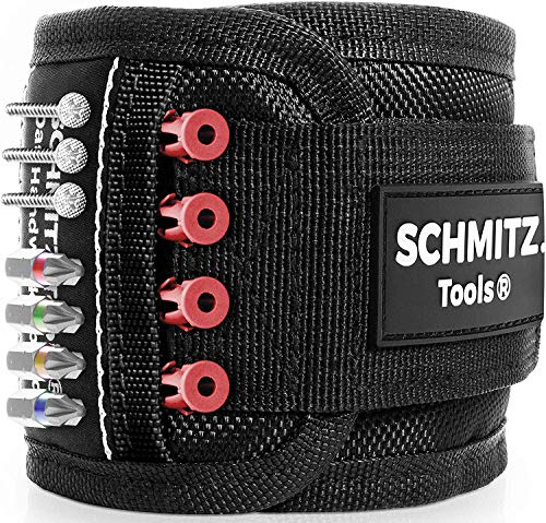 SCHMITZ.Tools Geschenke für Männer - Magnetarmband Handwerker – Vatertagsgeschenk - Geschenk für den Vater - Geburtstagsgeschenk Lustige für Erwachsene Heimwerker