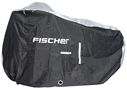 FISCHER E-Bike Garage Premium | hochwertige E-Bike Abdeckung | Öffnung für Ladekabel | Schutzhülle | wasserdicht | inkl. Aufbewahrungstasche