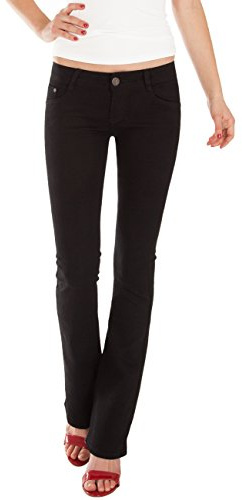 Fraternel Damen Jeans Hosen Bootcut Hüftjeans