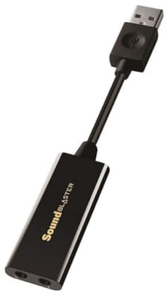 Creative Sound Blaster Play!3 - USB-DAC-Verstärker und externe Soundkarte, schwarz