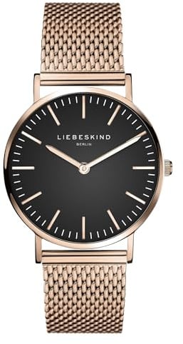 Liebeskind Damen Analog Quarz Armbanduhr mit Edelstahlarmband LT-0098-MQ