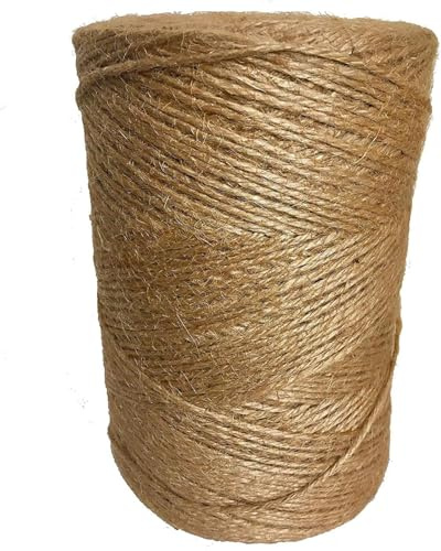 500 M Schnur Jute Kordel Garten Garn Natur Bastelband Paketschnur Juteband Kunsthandwerk Verpackungs DIY String Dekoration Seil