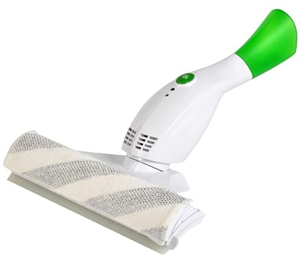 Lifenaxx 2-in-1 Fenstersauger LX-066 mit Sprühflasche & 2 Mikrofaser-Tüchern – Akku Fensterreiniger, leise (60 dB), 120 Min Laufzeit, 280 mm Reinigungsbreite, 250 ml Tank, streifenfreie Reinigung