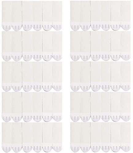 60 Stück Poster Strips, Klebestreifen zum Aufhängen Von Bildern Und Rahmen Bilder-Montage-Strips Powerstrips Kleine Nachfüllstreifen Heavy Duty für Indoor Haken Caddies, Dekorieren Beschädigungsfrei