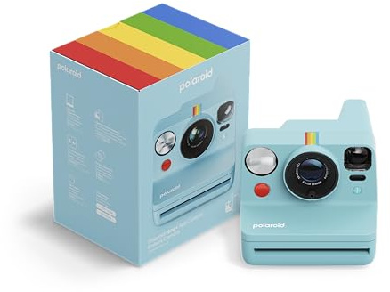 Polaroid – Now+ Generation 3 – Sofortbildkamera mit Bluetooth-Verbindung – Arktisblau (9163)