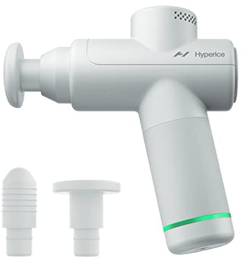 Hypervolt Go 2 – mit Quiet-Glide-Technologie – Hand-Percussion-Massagepistole (Hypervolt Go 2 Weiß)