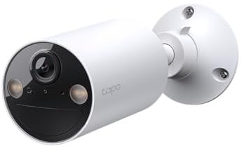 TP-Link Tapo TC71 Schwenk-/Neige-Wi-Fi-Überwachungskamera, 2K 3MP, Weiß/Schwarz, Nachtsicht