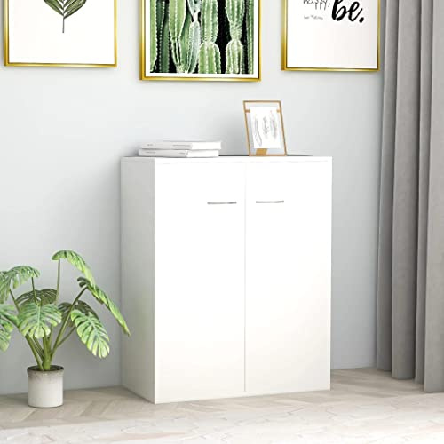 Lalfkkii Mehrzweck-Schrank, platzsparend, für Eingang, Schrank und Speisekammer, weiß, 60 x 30 x 75 cm