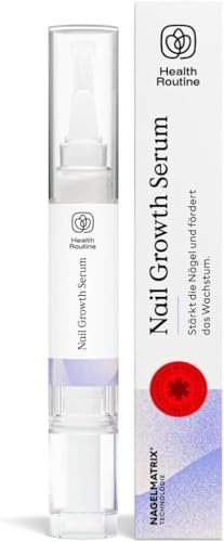 Health Routine Nail Growth Serum Nagelöl für gesunde Fingernägel & Fußnägel | Schnelles Wachstum — Natürlicher Nagelhärter mit Jojobaöl & Biotin