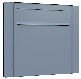Zaunbriefkasten, Design Zaunbriefkasten Latina in Grau Metallic - Bravios