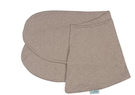 pic Bear Bezug für Seitenschläferkissen 190/194 cm Jersey (Linen Melange) | Durch den langen, versteckten Reißverschluss lässt sich der Bezug wechseln; wählen Sie eine Farbe passend zu Ihrem Stil