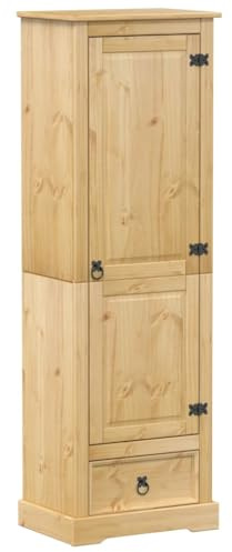 vidaXL Kleiderschrank Corona 55x38x170 cm Massivholz Kiefer