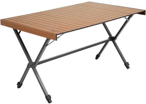 TIMBER RIDGE XXL Campingtisch Klappbar 125x80cm Höhenverstellbar | Klapptisch Camping Multifunktional Gartentisch Tragbarer Falttisch für 6 Personen für Outdoor Picknick Kochen Garten Reisen