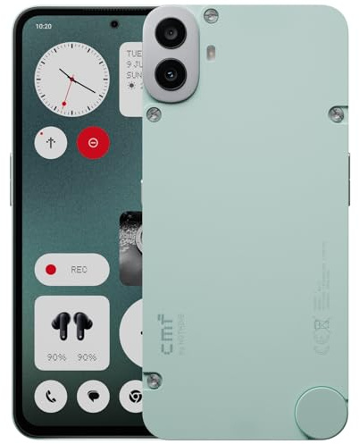CMF Phone 1 8+128GB, Unlocked - Handy ohne vertrag mit 50 MP Sony-Kamera auf der Rückseite mit Ultra XDR, 6,67 Zoll Super-AMOLED-Display und Nothing OS 2.6 - Hellgrün