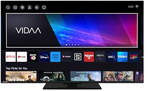Toshiba 50UV3463DAW Fernseher 50 Zoll Smart TV VIDAA TV 4K UHD mit HDR Dolby Vision, integriertem Triple-Tuner und Dolby Audio - LED TV (2026)
