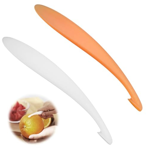2 Stück Orangenschäler, Orange Schäler, Effektiver Zitrusschäler für Orangenschäler und Andere Zitrusfrüchte, Orange Peeler Praktisches Schäler Werkzeug für Küche und Alltag