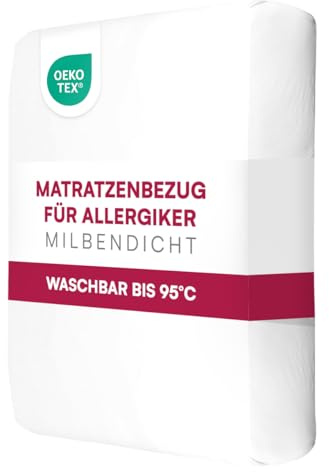 Clinotest Wasserdichter Matratzenschoner 90x200x12 cm – Reißverschluss-Matratzenbezug, weich & atmungsaktiv, schmutzabweisend, Milben- & Allergieschutz, Hotel-Qualität, waschbar bis 95 °C