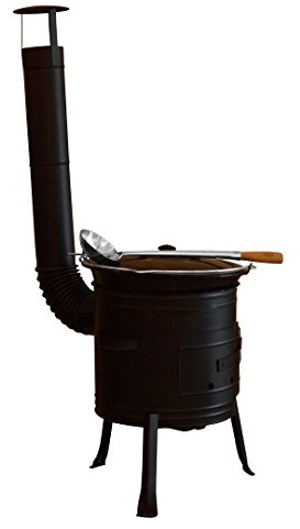 Armeeverkauf Gulaschkessel Partyofen Gulaschkanone Kamin Emaillekessel 14 l Schöpfkelle 250ml