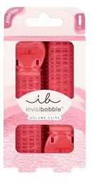 invisibobble Volumen Clips Damen 2x Haaransatz Roller Rose Ansatz-Clips | Ansatz-Clips – Klett Haarclips ohne Hitze – Hair Rollers Styling für dünnes feines Haar – mehr Fülle Schwung elegant Apricot