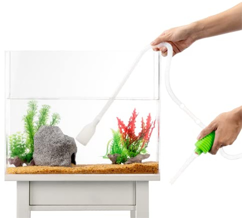 Luigi's Mulmsauger Aquarium Sauger Reiniger - Mulmglocke - Bodensauger Aquarium Zubehör für Reinigung - Fischtank Sauger und Reinigungsset - Schlammsauger