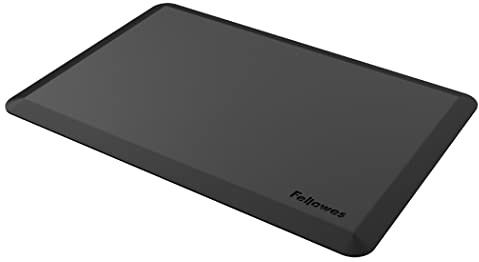 Fellowes Anti-Ermüdungsmatte für Steharbeitsplätze, ergonomisch, für Büro und Home Office Schwarz