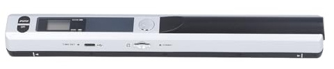 Tragbarer Scanner, Handscanner für A4 Dokumente/Fotos/Bilder/Quittungen, Mobiler Handscanner mit 900 DPI, PDF/JPG Format, USB 2.0, Wand Dokumentenscanner, 8,27 Zoll (Silver)