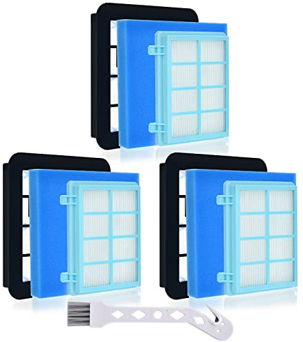 FC9332 FC9331 Filter für Philips PowerPro Compact Ersatzteile: FC8010/02 | Filter für Philips FC9555 FC9550 FC9557 FC9334 FC9333 FC9330 Filter für Philips Power Cyclone 5, 3 Stück