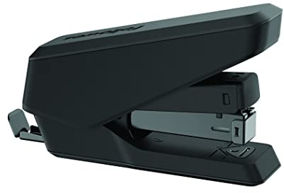 Fellowes Tacker LX840 Easy-Press Hefter mit Microban Technologie - 25 Blatt Kapazität - kompaktes Halbstreifen Heftgerät für 24/6mm und 26/6mm Hefklammern - schwarz - 1 Stück