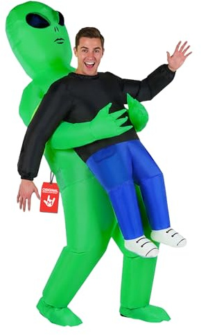 Morph Aufblasbares Kostüm Alien, Aufblasbares Alien Kostüm Erwachsene, Aliens Kostüme Erwachsene, Aufblasbare Kostüme für Erwachsene