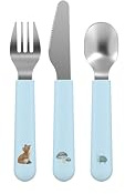 Mepal - Kinderbesteck 3-teiliges Set Mio Little Dutch - Forest Friends | Kinderbesteck - Kinderbesteck ab 12 Monate - Inklusive Messer, Gabel & Löffel - 3er Set
