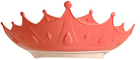 Baby Dusche Kappe, Krone Form Einstellbare Kinder Duschhaube Badekappe Baby Shampoo Cap mit Augenschutz Ohrenschutz, Shampoo Schutz für Kinder Kleinkind Mädchen Junge