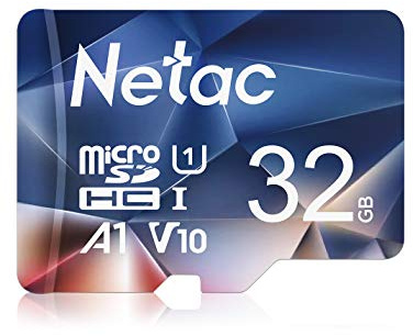 Netac Micro SD Karte 32gb Fat32, Speicherkarte Handy für Smartphone, Switch, Tablet, Camera, Drone, Raspberry pi